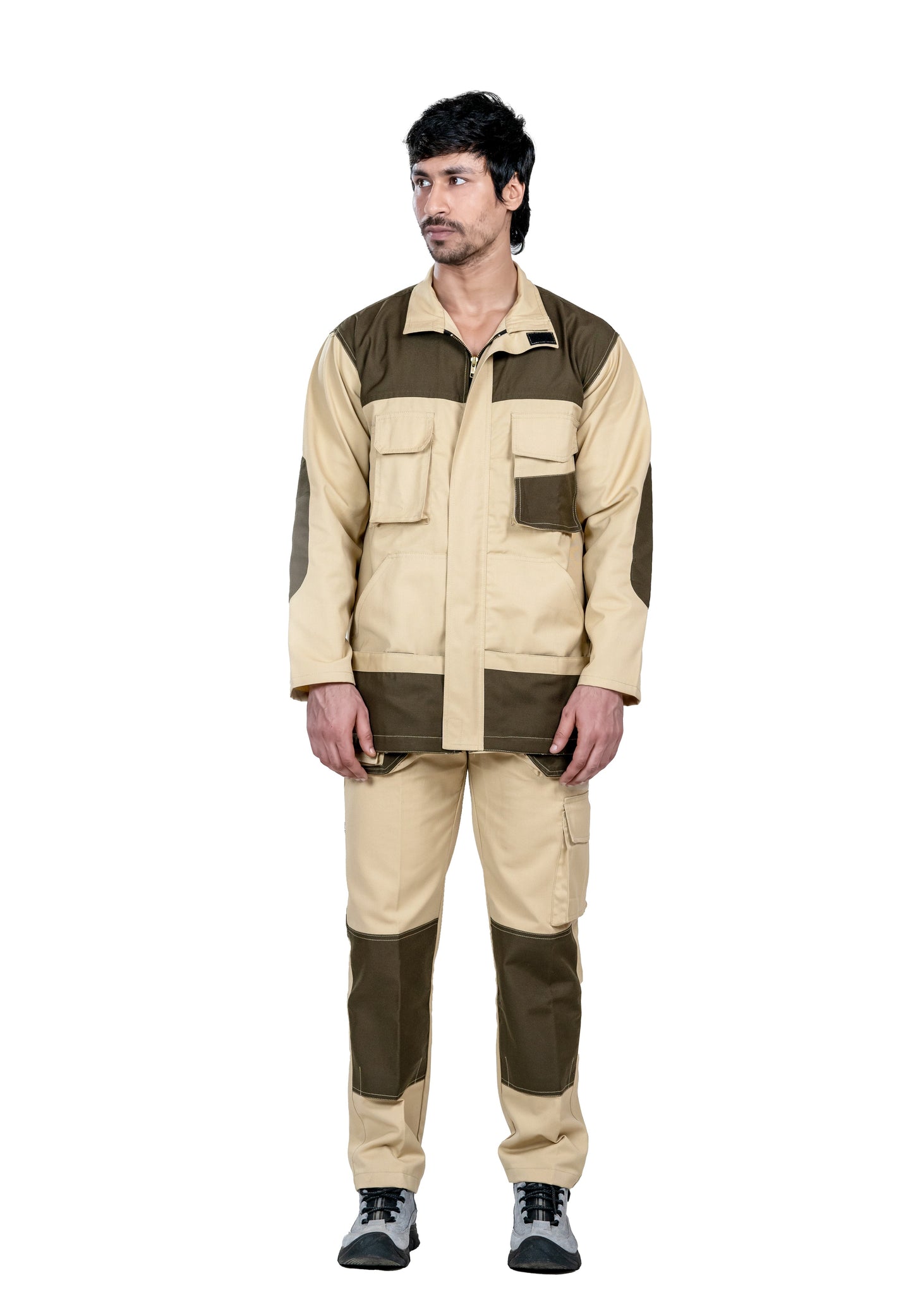 Industrial 2 Piece Coverall | GSM -220 | Sand Beige