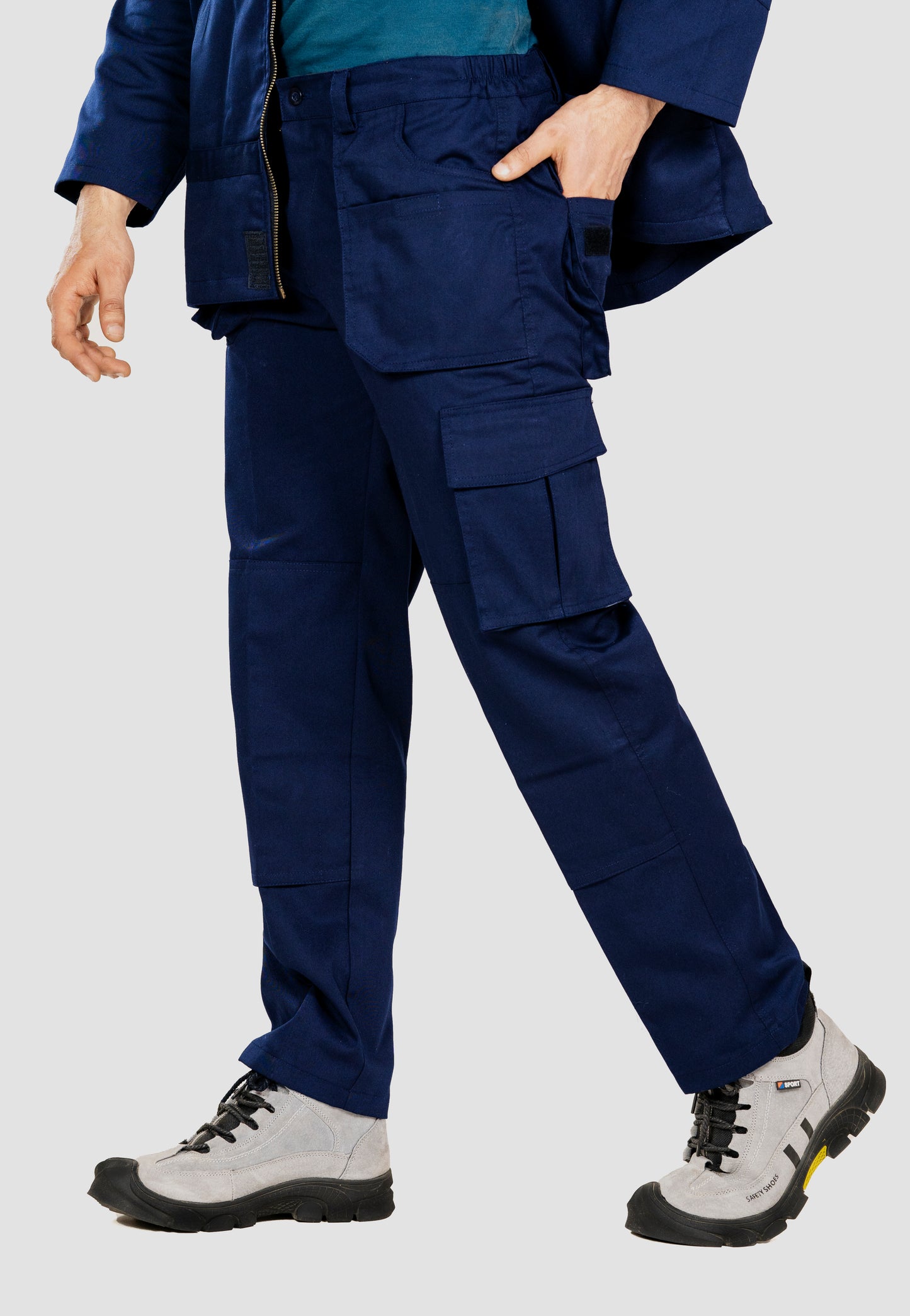 Industrial 2 Piece Coverall | GSM -220 | Navy Blue