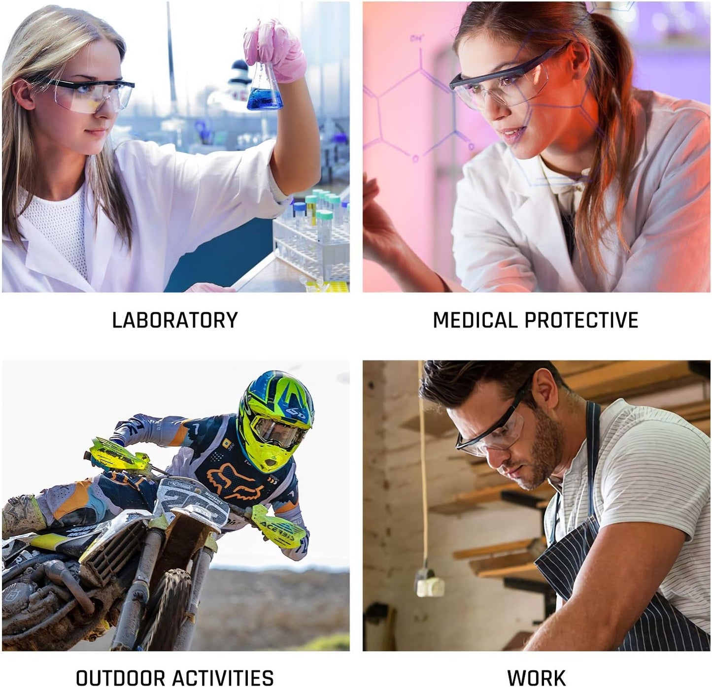 Safety Goggles | Crystal Clear Lens