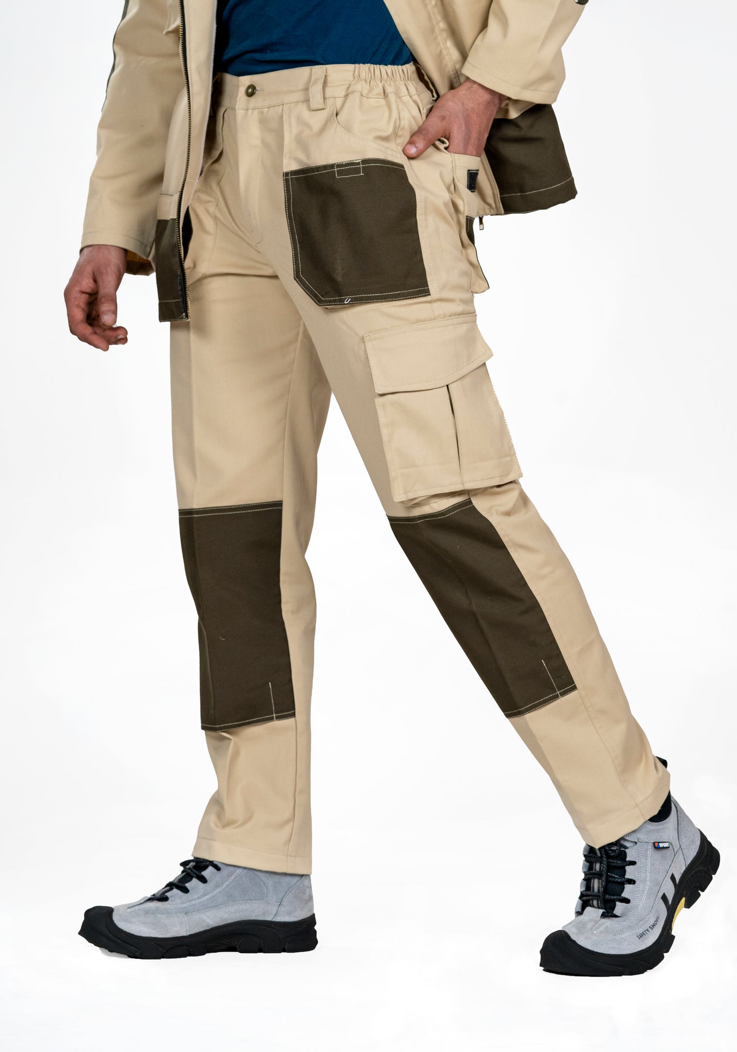 Industrial 2 Piece Coverall | GSM -220 | Sand Beige