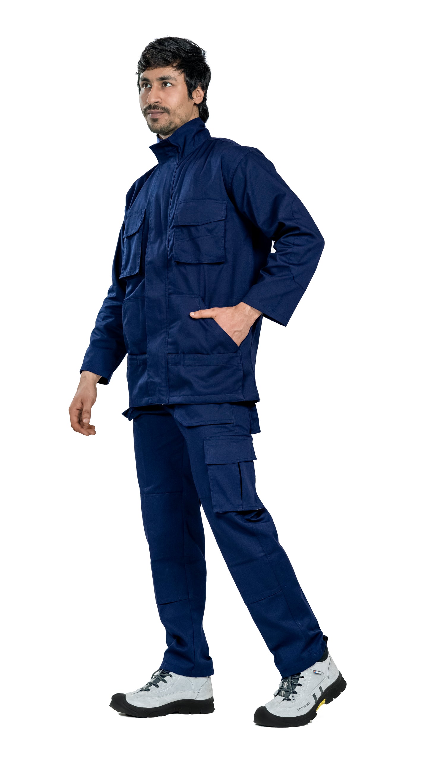 Industrial 2 Piece Coverall | GSM -220 | Navy Blue