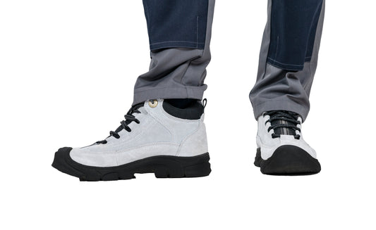 Industrial Safety Shoes Non-slip Rubber Sole Anti-stab Anti-steel Toe | Grey