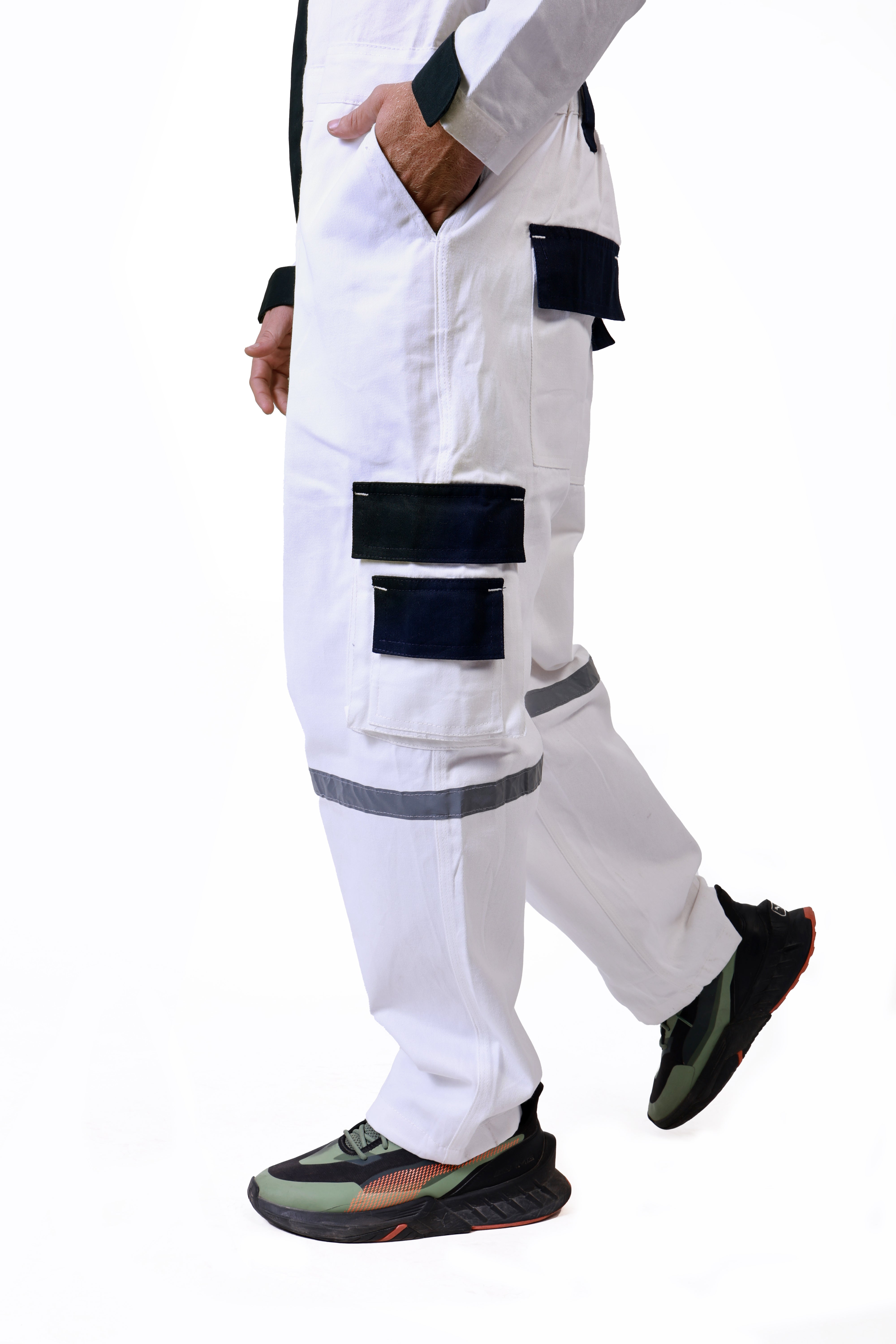 100% Cotton Safety Coverall | 260 GSM with Peach Weave and